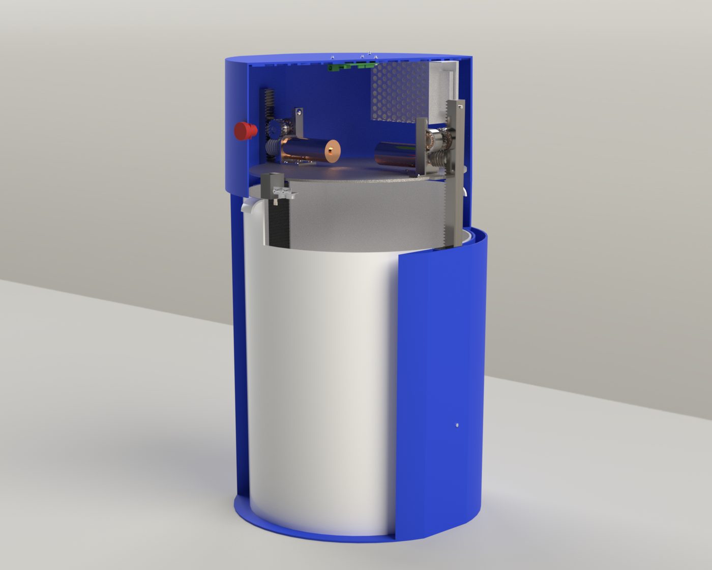 TRAS residential trash compactor developed in the 2nd semester at Aalborg University